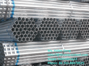 ERW Galvanized Scaffolding steel tubes/pipes BS1139/BS10219/EN39